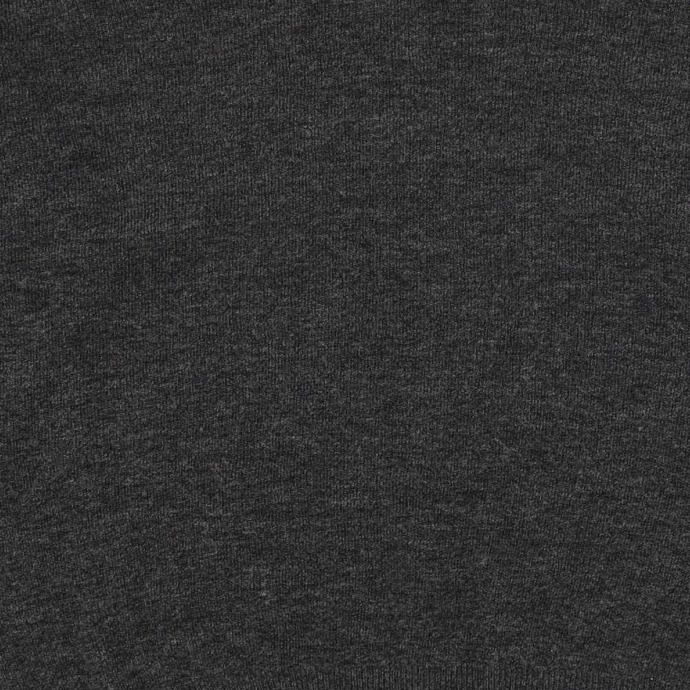 Lacoste Mens Grey Round Neck Wool Pullover Jumper Size XL