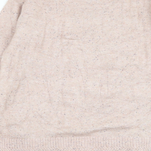 Monsoon Womens Pink Round Neck Polyester Pullover Jumper Size M