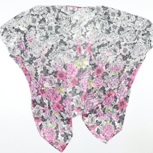 NEXT Womens Pink Floral Jacket Size 12
