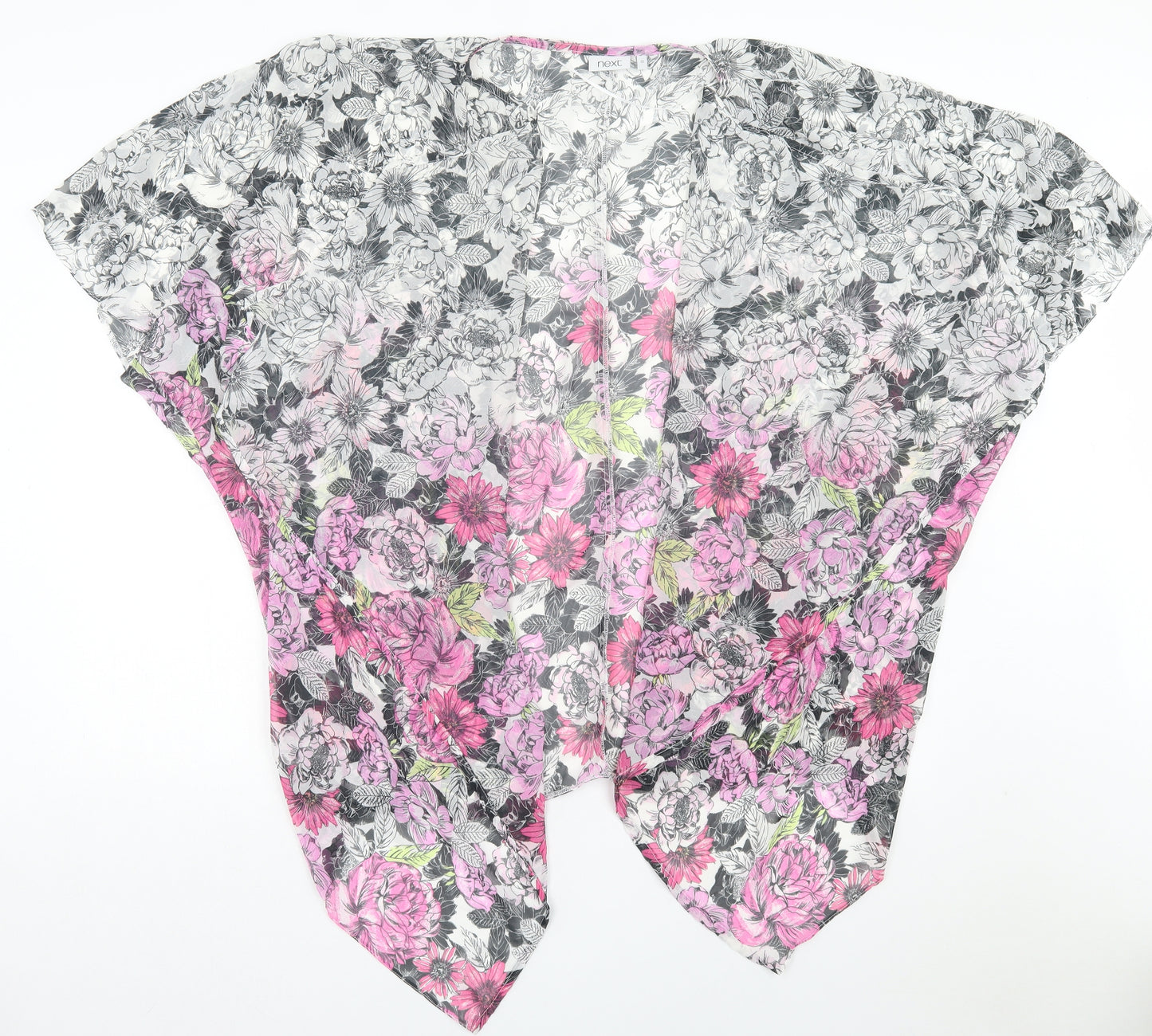 NEXT Womens Pink Floral Jacket Size 12