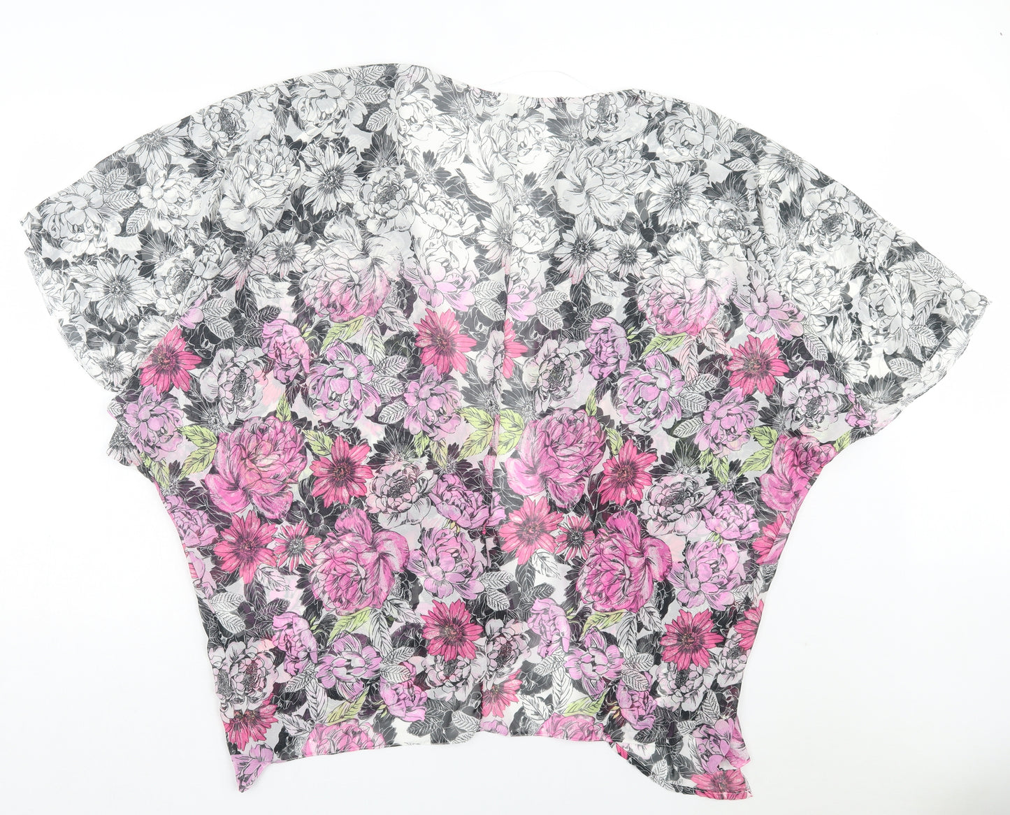 NEXT Womens Pink Floral Jacket Size 12