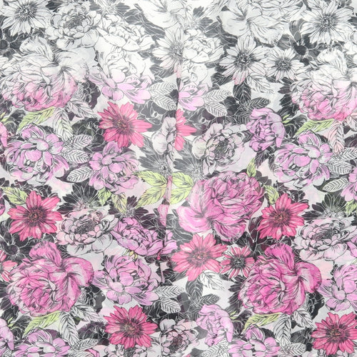 NEXT Womens Pink Floral Jacket Size 12