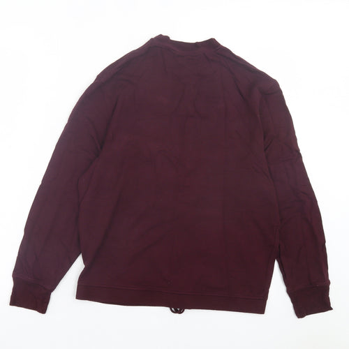 F&F Womens Purple Viscose Pullover Sweatshirt Size 8 Pullover - Burgandy