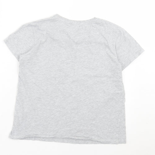 Primark Womens Grey Cotton Basic T-Shirt Size S Crew Neck - Your Direction.... Is more important than your speed.
