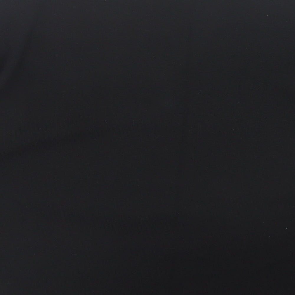 NEXT Womens Black Viscose Basic T-Shirt Size 20 Crew Neck