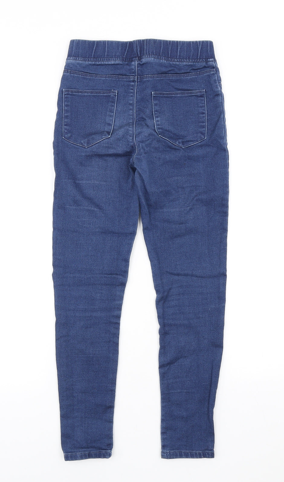 Dunnes Stores Girls Blue Cotton Jegging Jeans Size 8-9 Years Regular Pullover