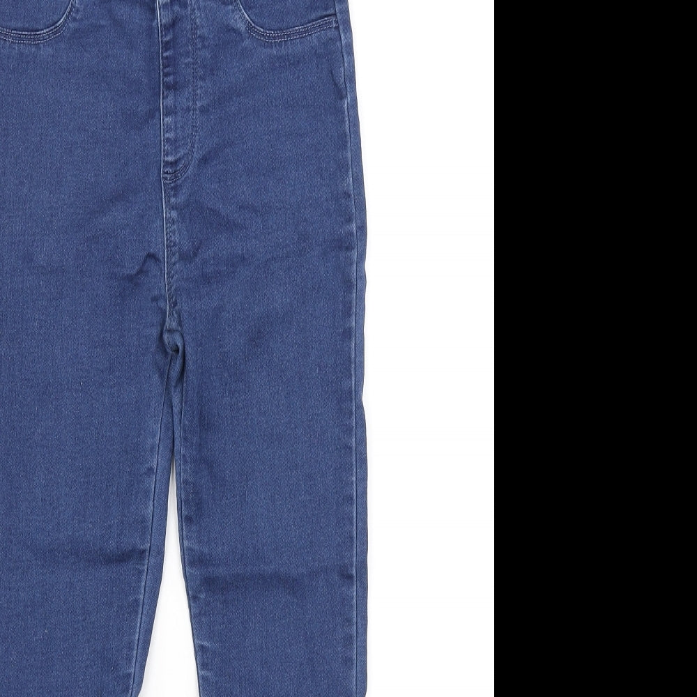 Dunnes Stores Girls Blue Cotton Jegging Jeans Size 8-9 Years Regular Pullover
