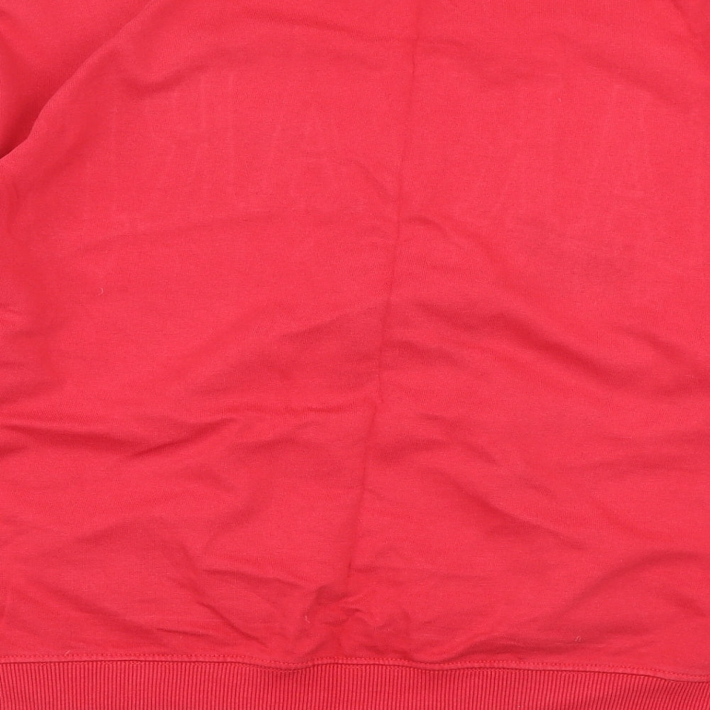 F&F Womens Red Cotton Pullover Sweatshirt Size 12 Pullover - Harvard University