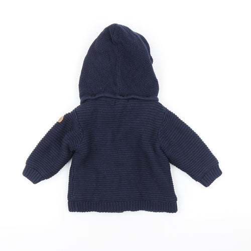 Obaibi Baby Blue Jacket Size 12 Months Button