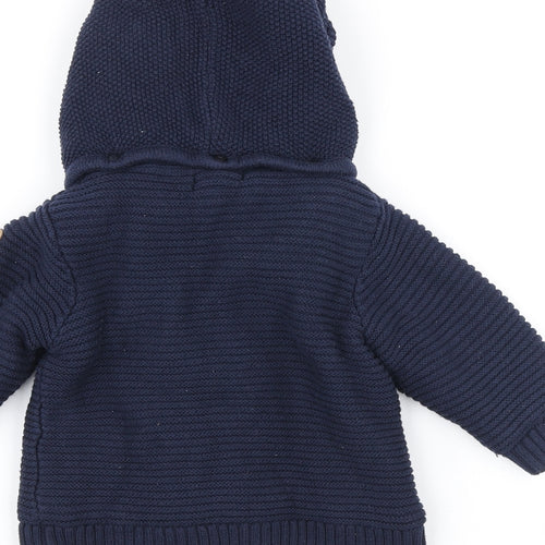 Obaibi Baby Blue Jacket Size 12 Months Button
