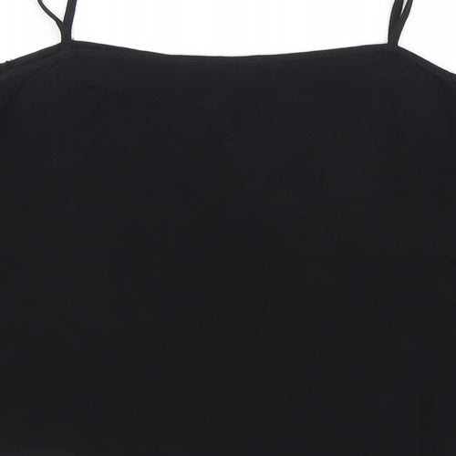 Forever21 Womens Black Polyester Basic Blouse Size S Off the Shoulder