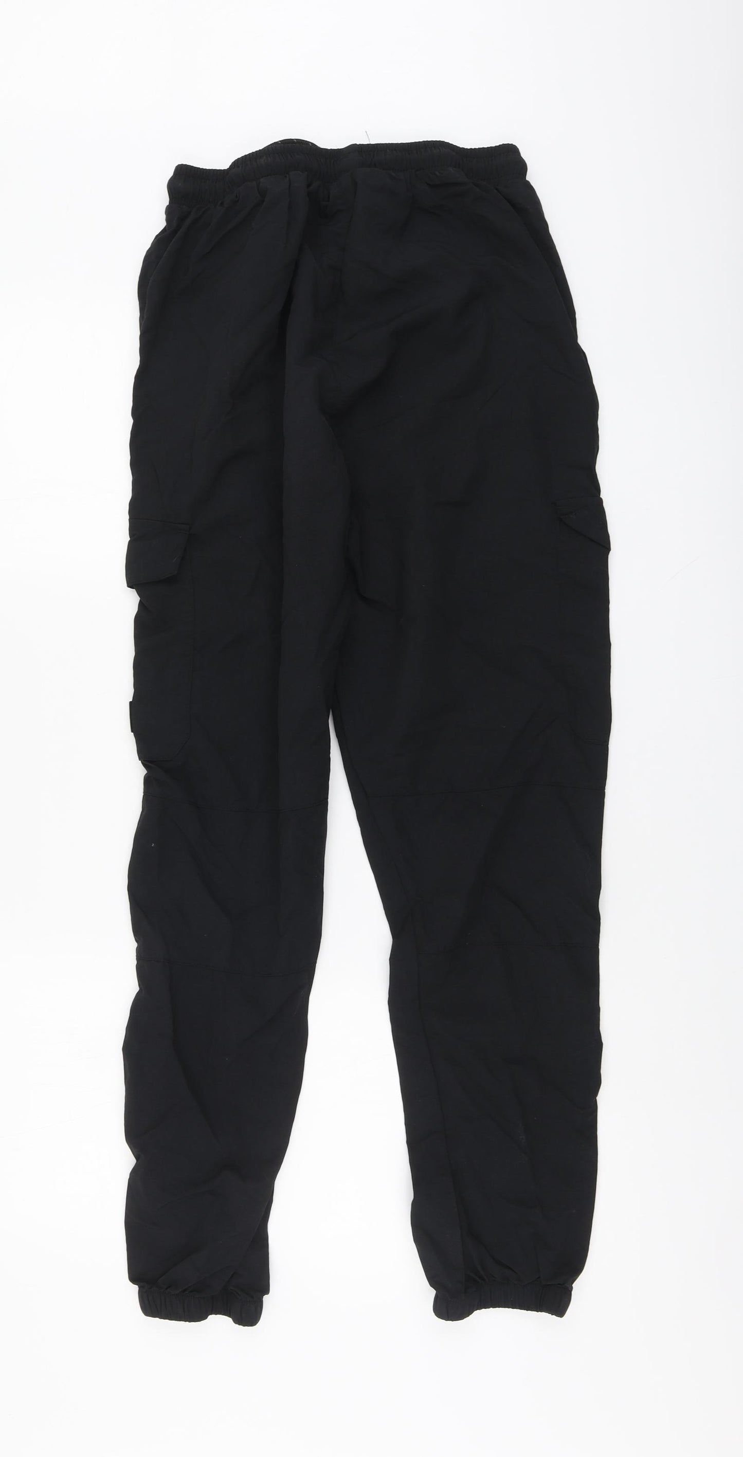 McKenzie Mens Black Polyamide Jogger Trousers Size M L30 in Regular Drawstring