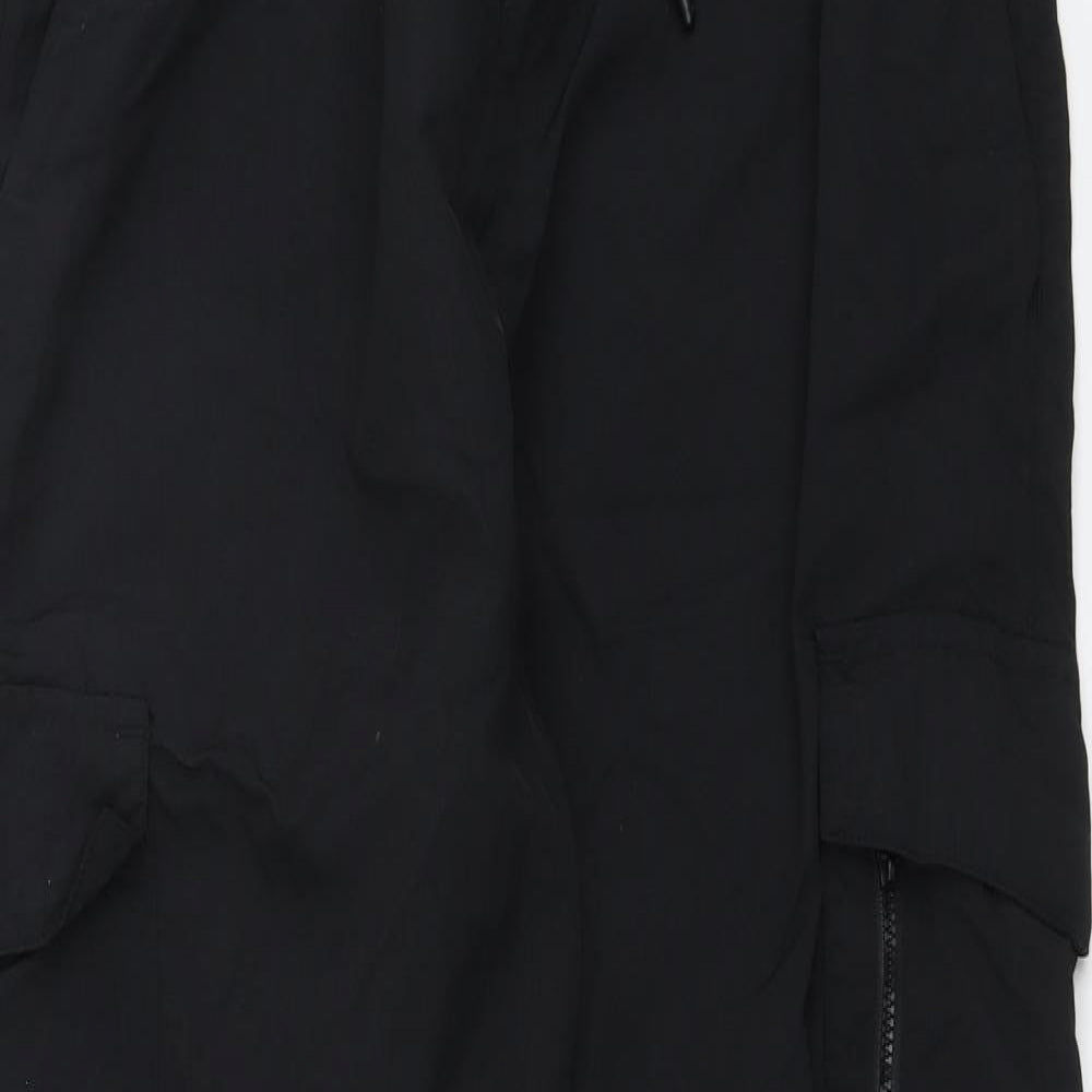 McKenzie Mens Black Polyamide Jogger Trousers Size M L30 in Regular Drawstring