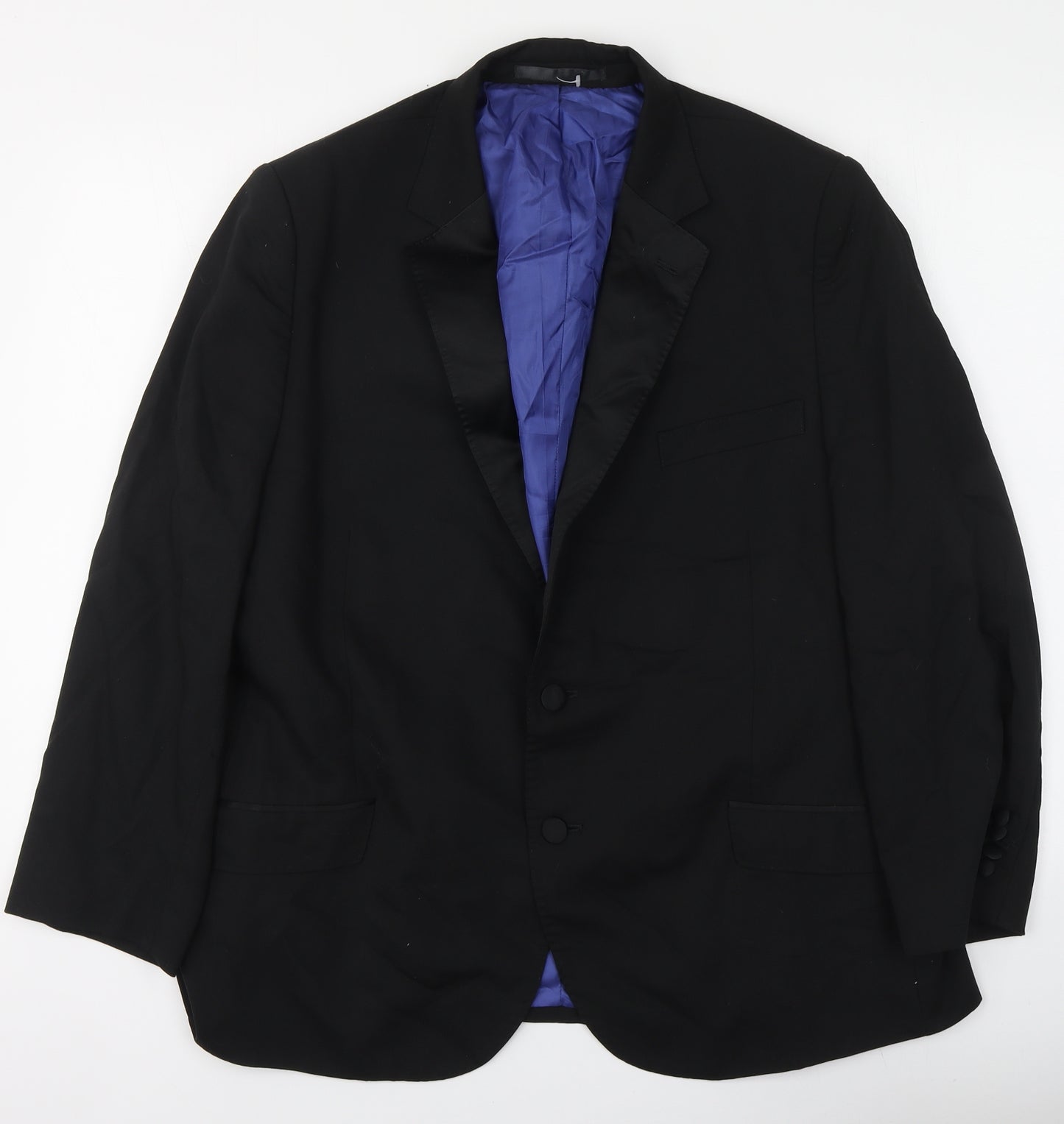 Marks and Spencer Mens Black Polyester Jacket Suit Jacket Size L