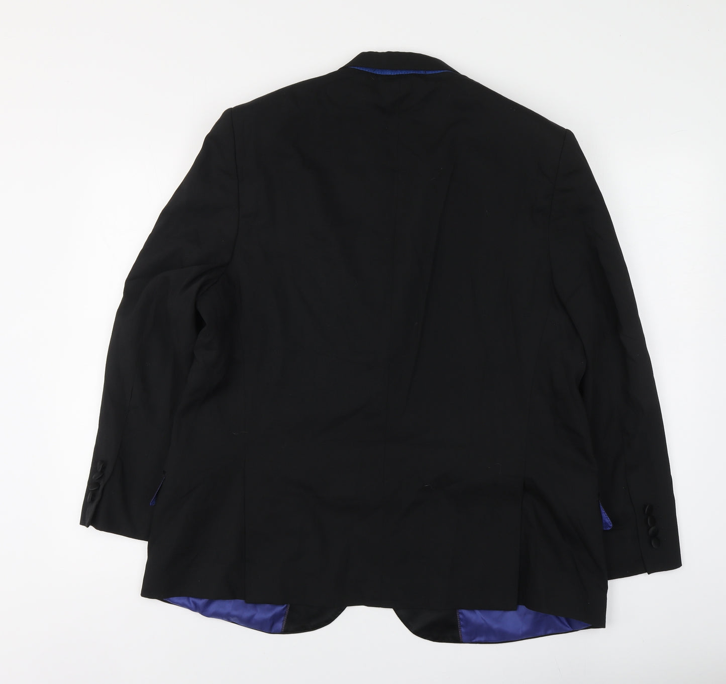 Marks and Spencer Mens Black Polyester Jacket Suit Jacket Size L