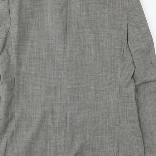 Marks and Spencer Mens Green Houndstooth Wool Jacket Suit Jacket Size M