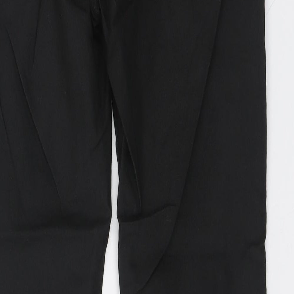 River Island Womens Black Polyester Jegging Trousers Size 10 L27 in Regular Button