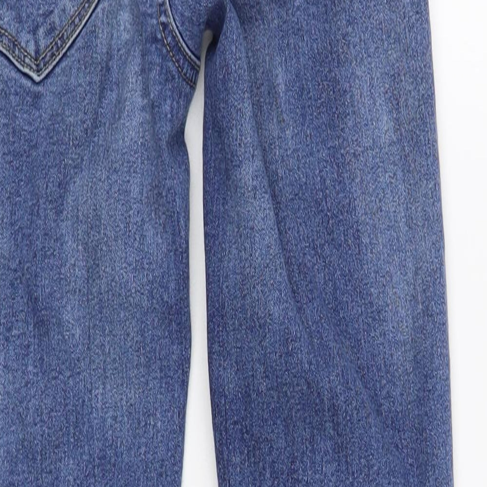 NEXT Boys Blue Cotton Skinny Jeans Size 11 Years Regular Button