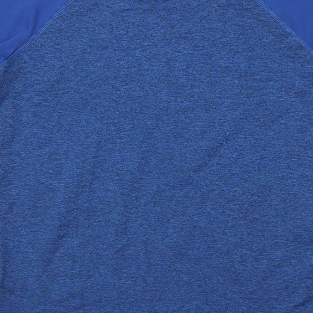 Matalan Boys Blue Polyester Pullover T-Shirt Size 8-9 Years Crew Neck Pullover