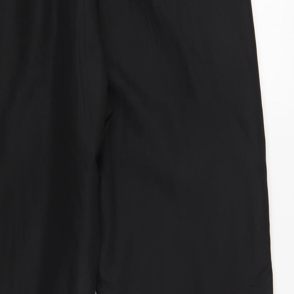 Dunnes Stores Mens Black Polyester Jogger Trousers Size L L30 in Regular Drawstring
