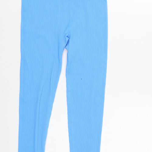 Dunnes Stores Womens Blue Polyamide Jogger Leggings Size XS L26 in