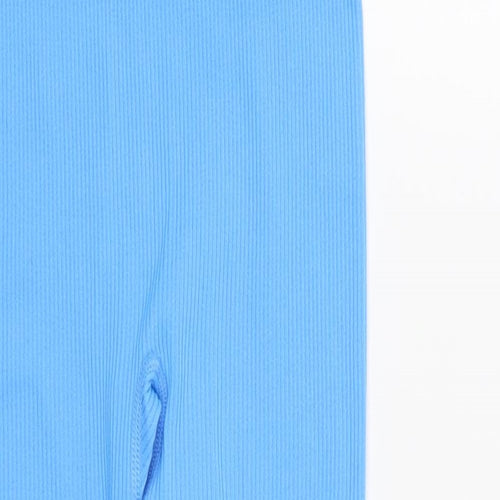 Dunnes Stores Womens Blue Polyamide Jogger Leggings Size XS L26 in