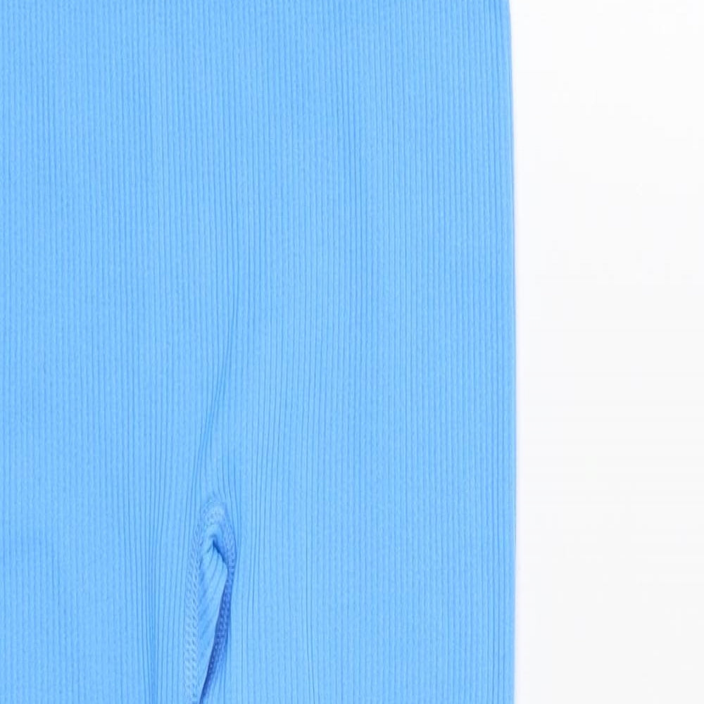 Dunnes Stores Womens Blue Polyamide Jogger Leggings Size XS L26 in