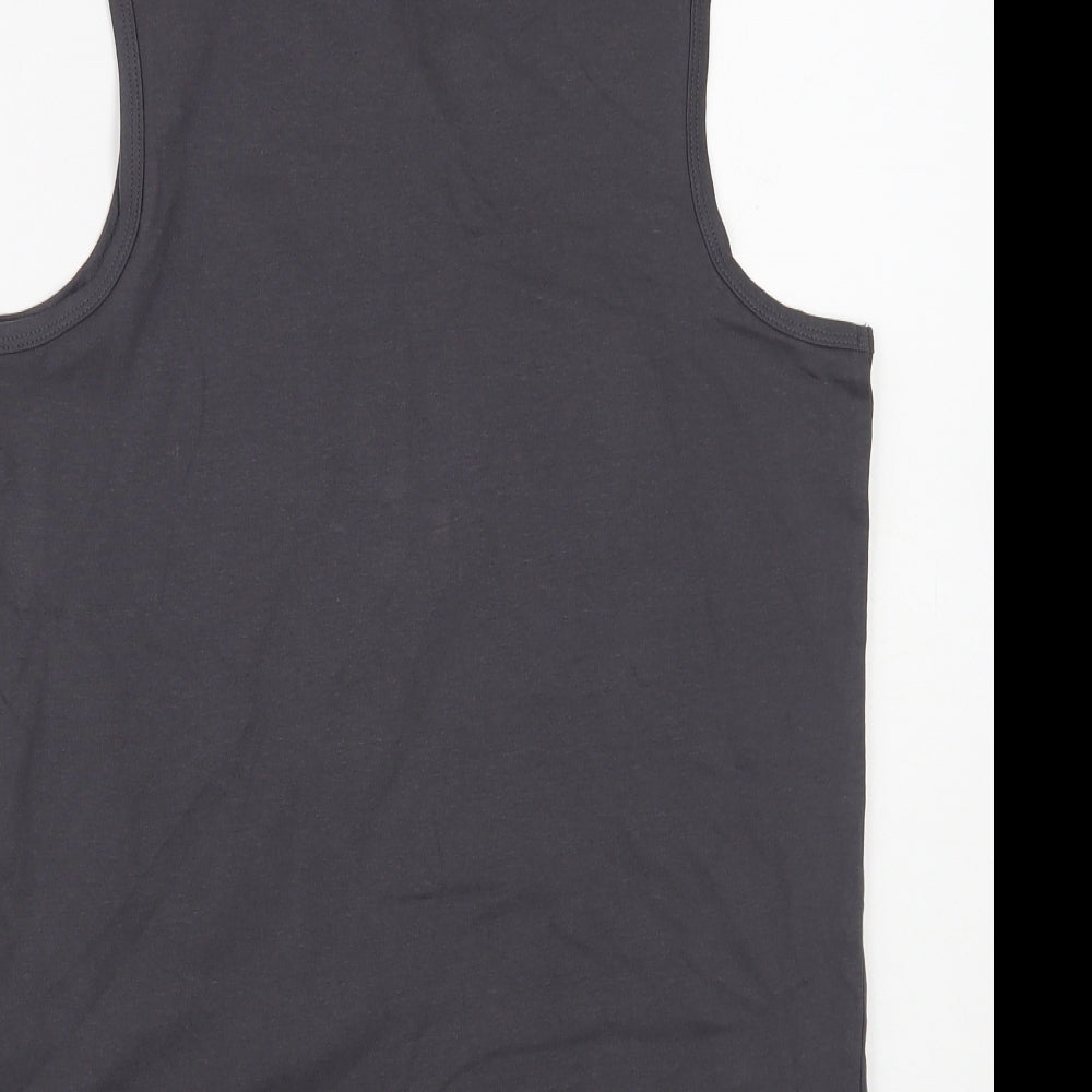 Primark Boys Grey Cotton Pullover Tank Size 12-13 Years Crew Neck Pullover - Ping Pong Paradise