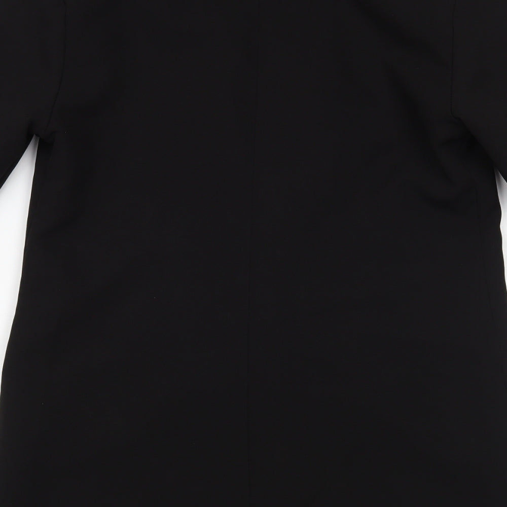 Made in Italy Womens Black Jacket Blazer Size M