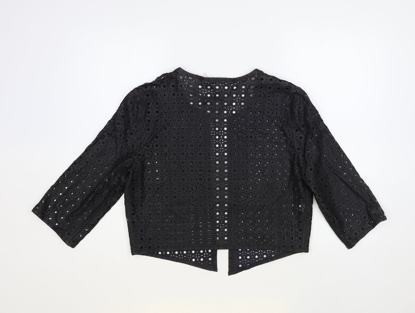 Calvin Klein Womens Black Jacket Blazer Size L - Cut Out