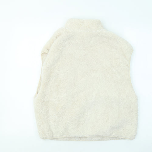 Divided by H&M Womens Beige Gilet Jacket Size S Zip