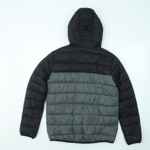 Primark Boys Grey Puffer Jacket Jacket Size 13-14 Years Zip