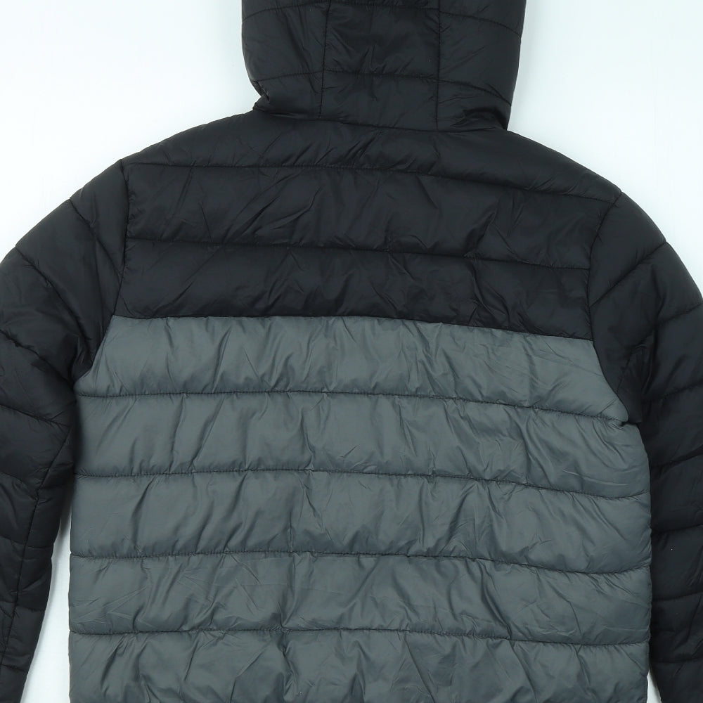 Primark Boys Grey Puffer Jacket Jacket Size 13-14 Years Zip