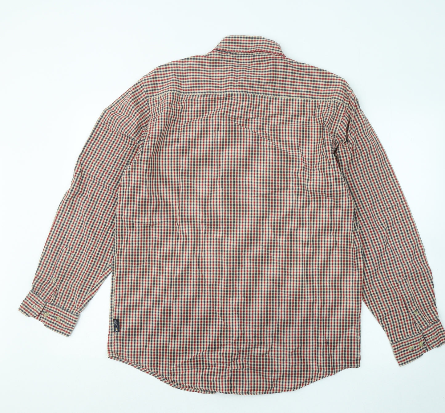 Regatta Mens Multicoloured Plaid Cotton Button-Up Size M Collared Button