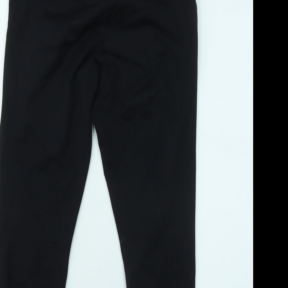 George Womens Black Polyester Compression Leggings Size 12 L22 in Regular