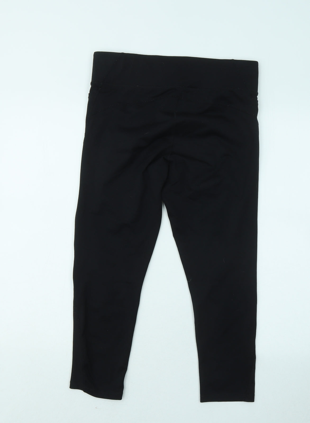 George Womens Black Polyester Compression Leggings Size 12 L22 in Regular