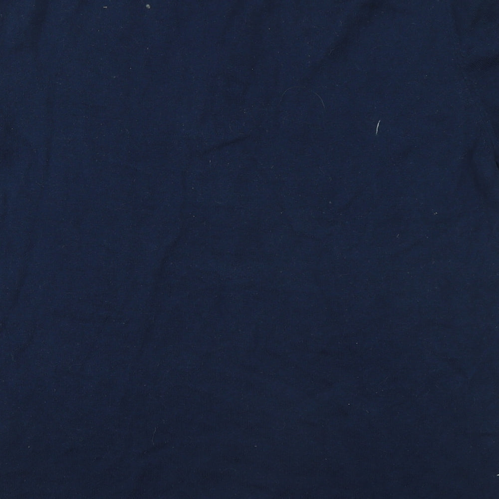 Pretty Green Mens Blue Cotton Polo Size M Collared