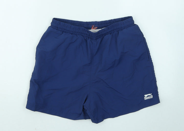 Slazenger Boys Blue Polyester Sweat Shorts Size 13 Years Regular - Swim Shorts