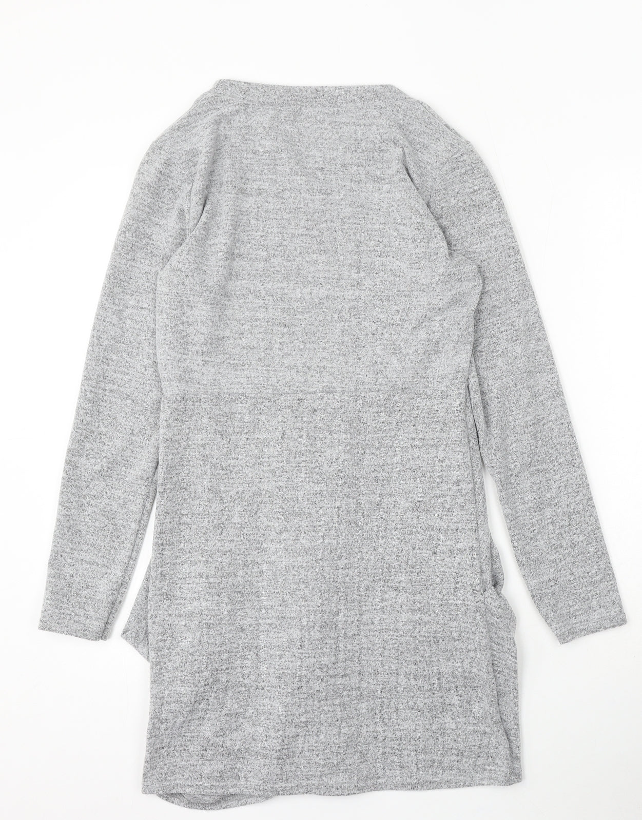 Missi London Womens Grey Polyester Jumper Dress Size S Round Neck