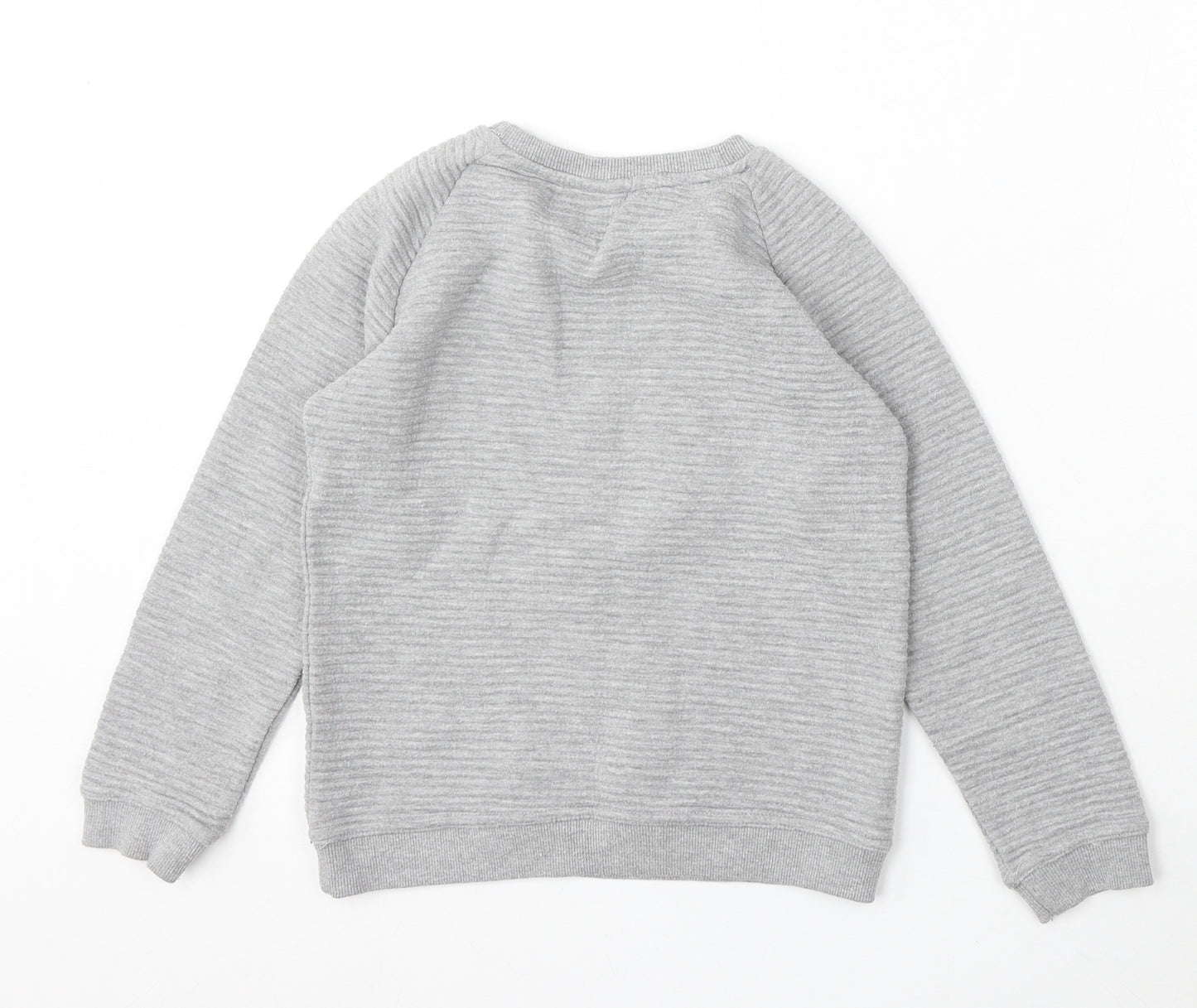 Pep&Co Boys Grey Round Neck Polyester Pullover Jumper Size 8-9 Years - New York Tigers