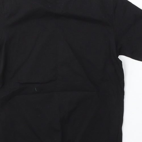 Preworn Boys Black Cotton Basic T-Shirt Size 6-7 Years Round Neck - Nintendo Switch