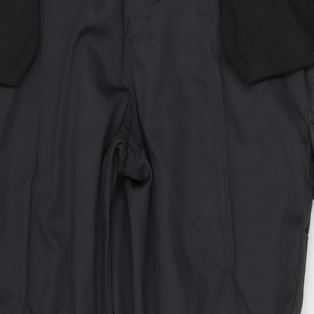 Trojan Mens Grey Polyester Cargo Trousers Size 42 L34 in Regular Button - Work Wear