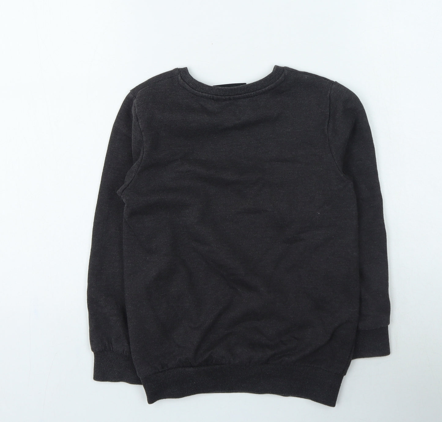 Preworn Boys Grey Cotton Pullover Sweatshirt Size 7 Years Pullover - FORTNITE