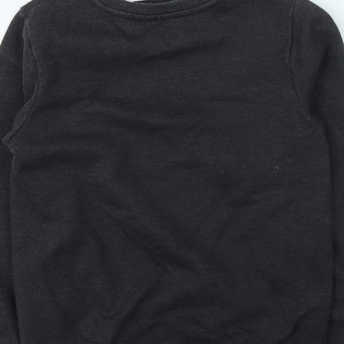 Preworn Boys Grey Cotton Pullover Sweatshirt Size 7 Years Pullover - FORTNITE