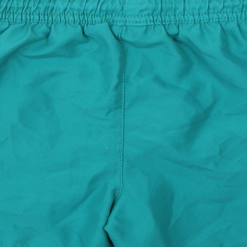 George Boys Green Polyester Sweat Shorts Size 5-6 Years Regular Drawstring