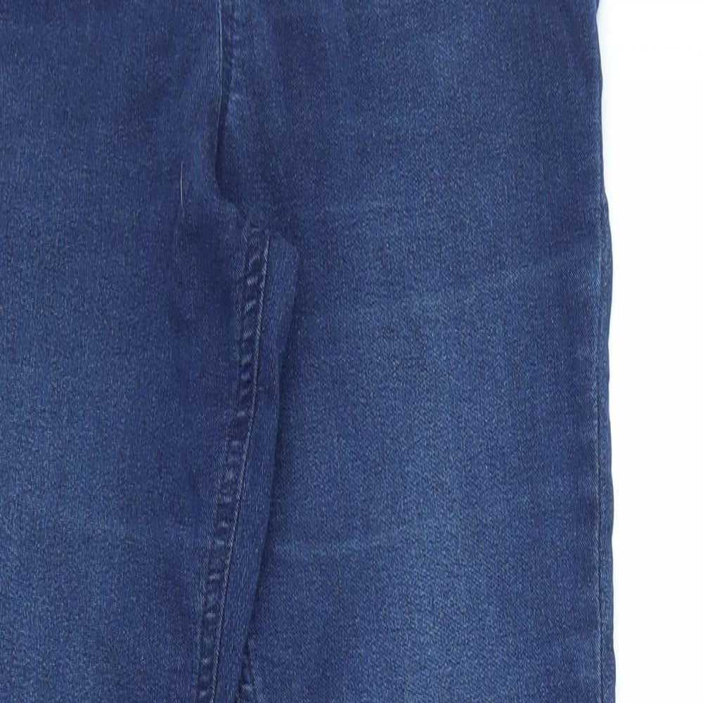 F&F Womens Blue Cotton Jegging Jeans Size 10 L28 in Regular