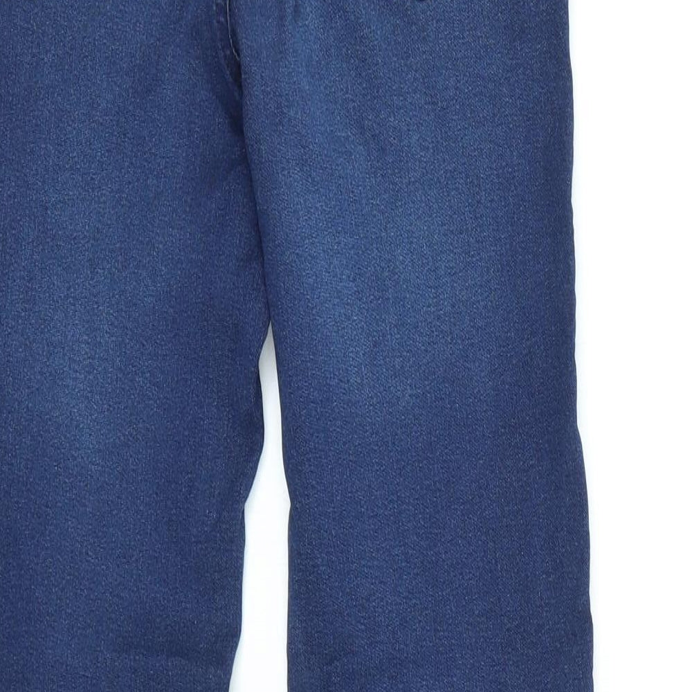 F&F Womens Blue Cotton Jegging Jeans Size 10 L28 in Regular