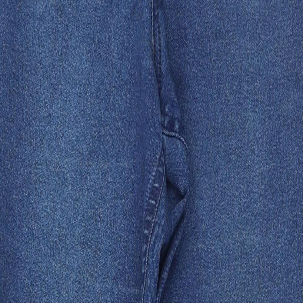 F&F Womens Blue Cotton Jegging Jeans Size 10 L26 in Regular