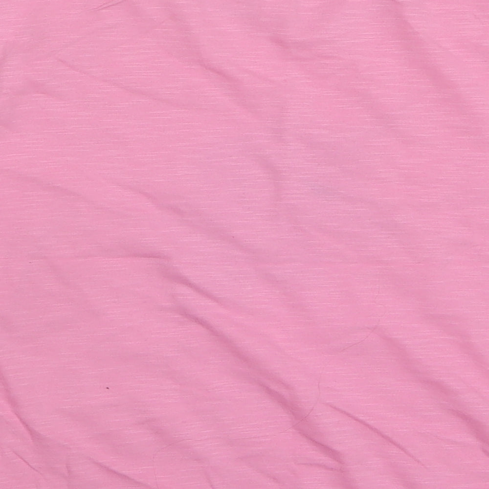 NEXT Girls Pink Cotton Basic T-Shirt Size 10 Years Round Neck Pullover - Unicorn
