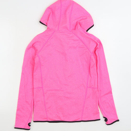 Work Out Womens Pink Jacket Size 8 Zip